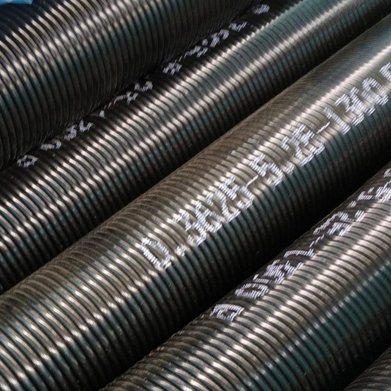 Black Coated 0.3625*5.25*1300 inch