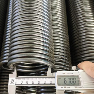 Black Coated 67mm inner